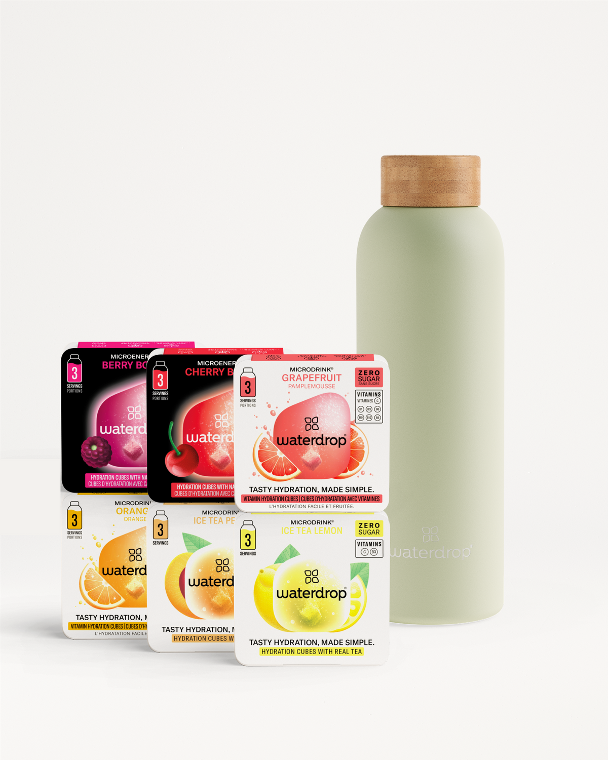 Set Degustare cu Sticlă Termo din Oțel Inoxidabil