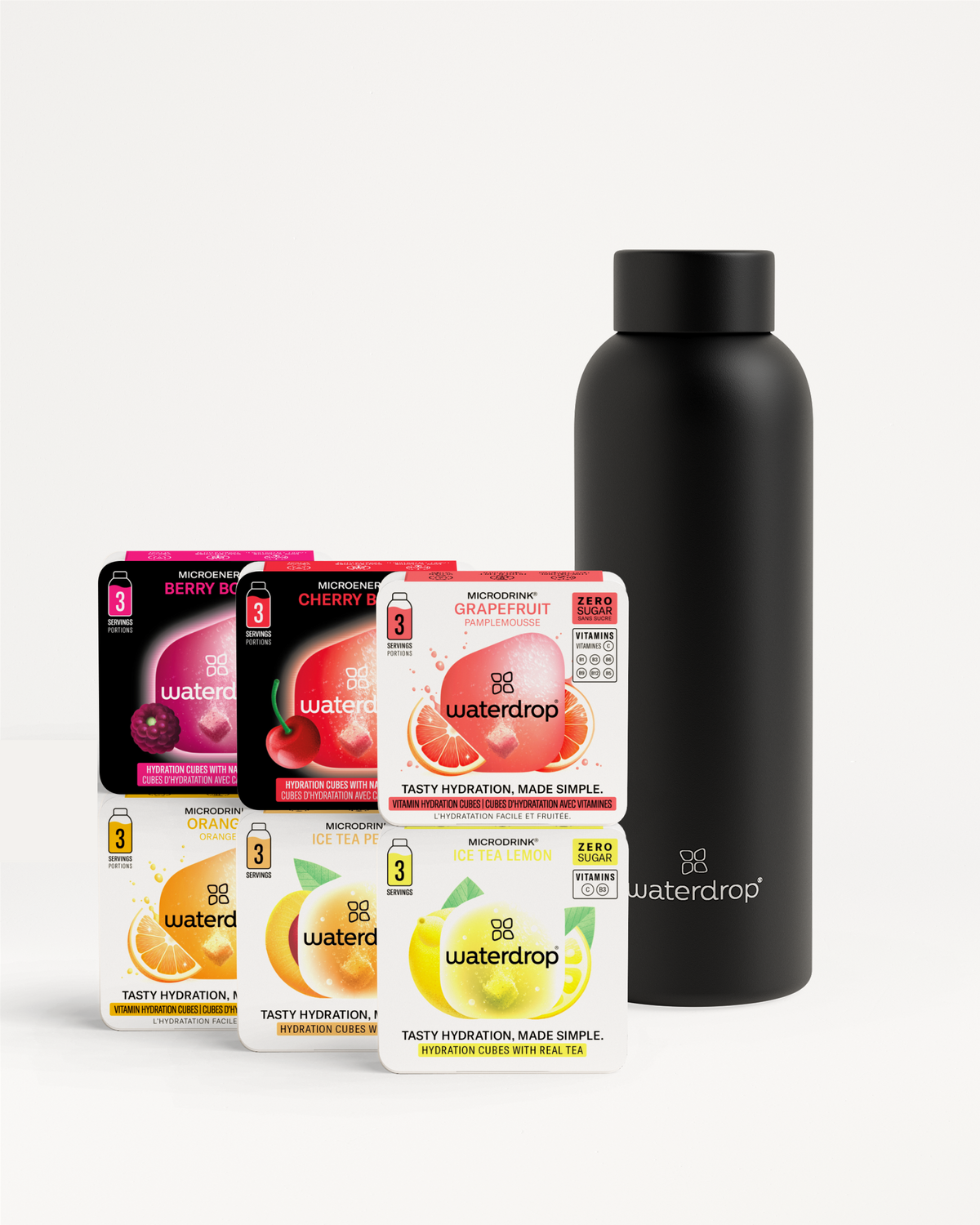 Set Degustare cu Sticlă Termo din Oțel Inoxidabil