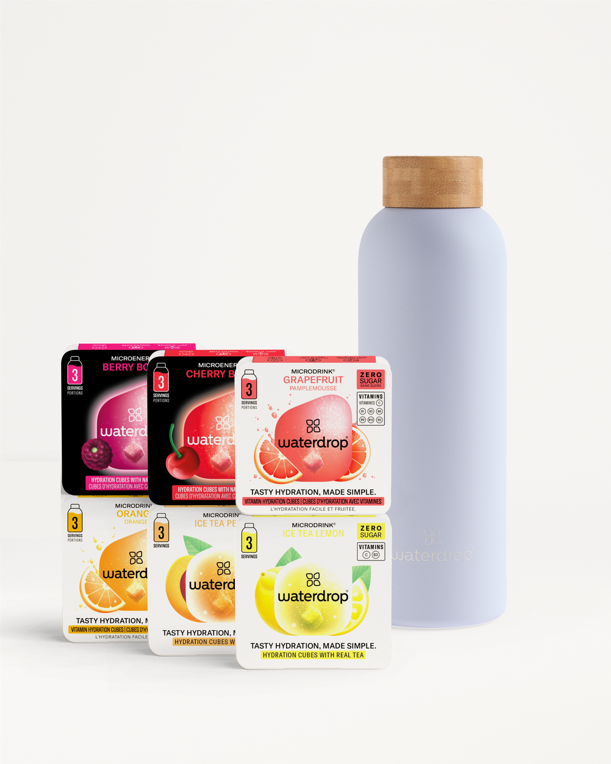 Set Degustare cu Sticlă Termo din Oțel Inoxidabil