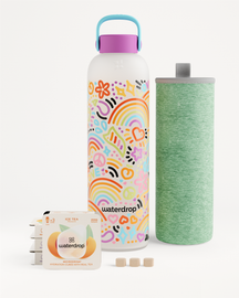 Set Starter cu Sticlă Borosilicată Rainbow