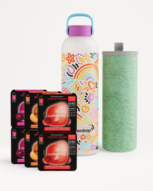 Set Starter cu Sticlă Borosilicată Rainbow