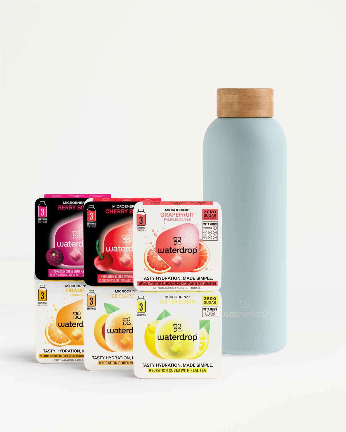 Set Degustare cu Sticlă Termo din Oțel Inoxidabil