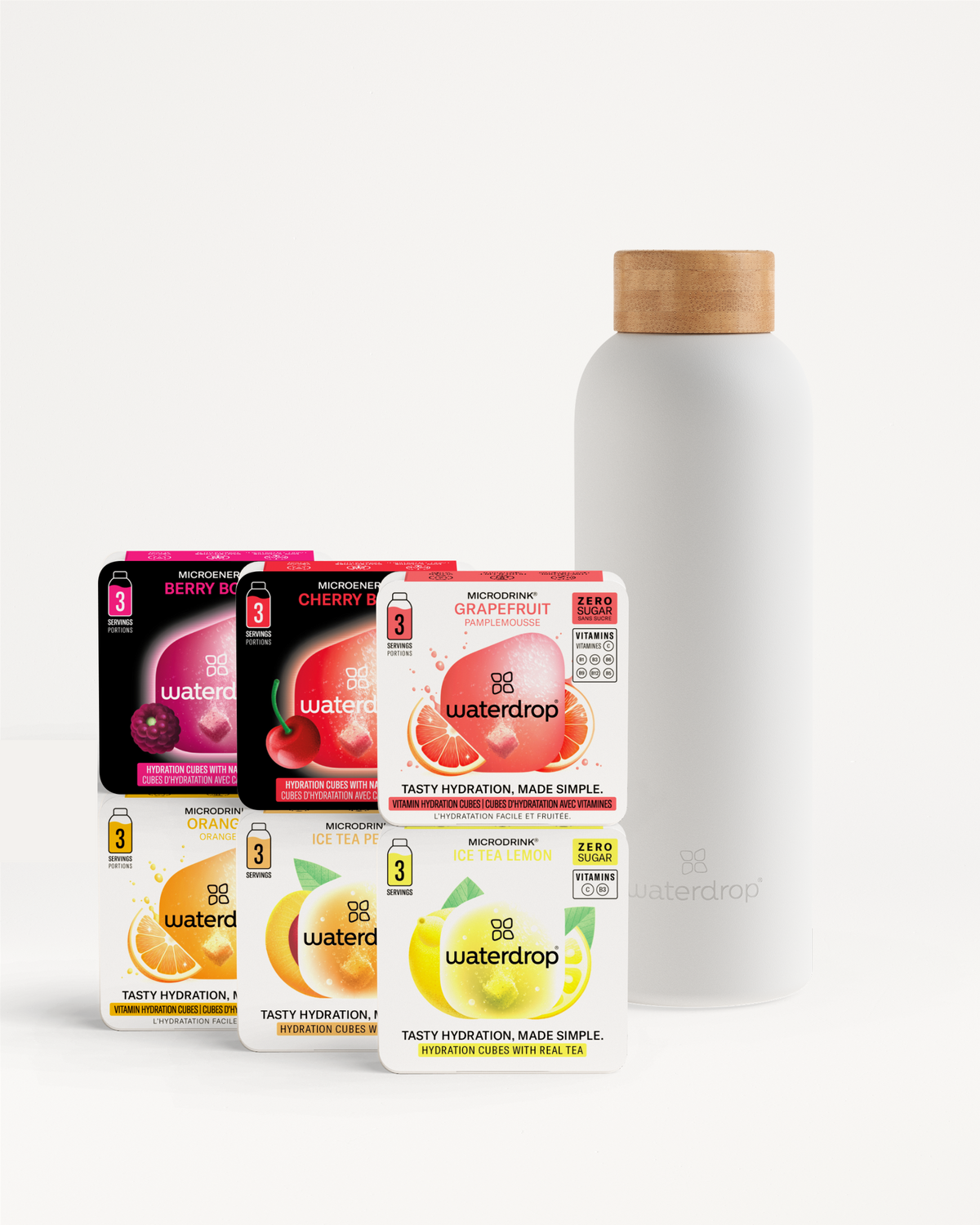 Set Degustare cu Sticlă Termo din Oțel Inoxidabil