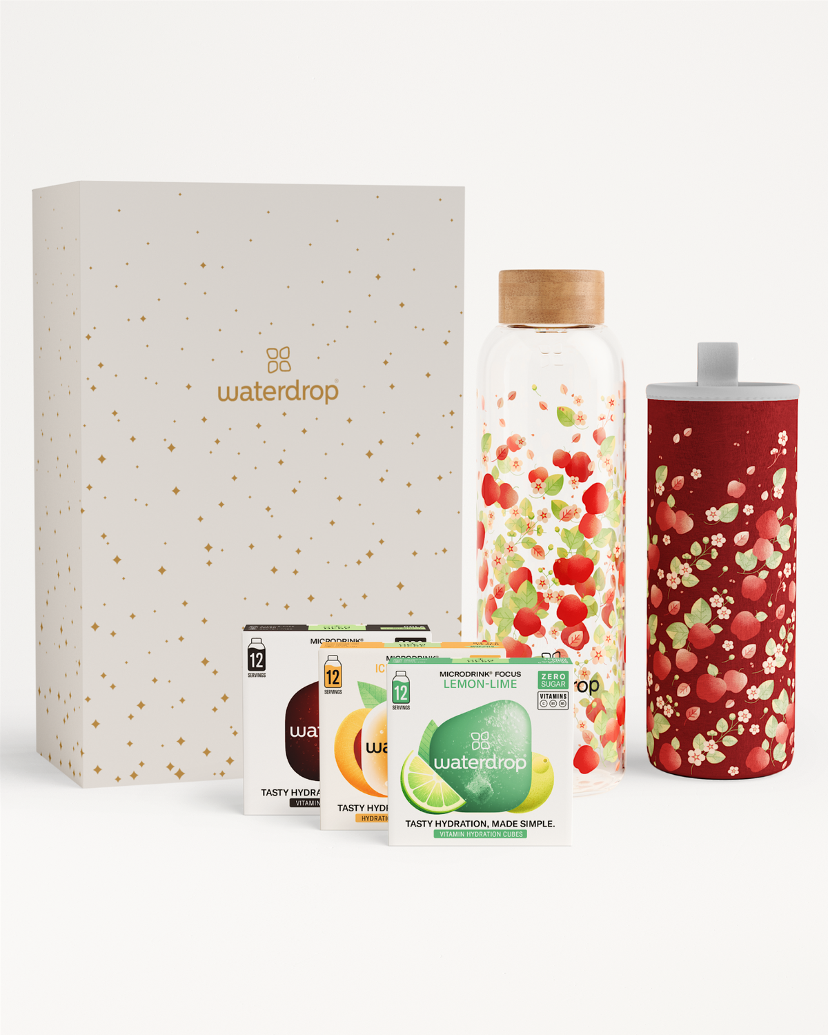 Cutie Cadou de Crăciun cu Sticlă Borosilicată